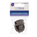 "Gamma" LBZ-9H замок для сумки 40 х 35 мм черный никель