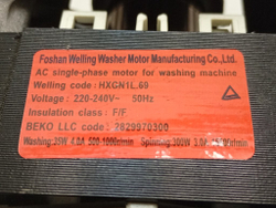 MVE69512ZAW кт44 Двигатель для стиральной машины Beko 2829970300 б/у