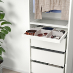 Полка выдвижная IKEA KOMPLEMENT (КОМПЛЕМЕНТ), Белый, 50x35 см
