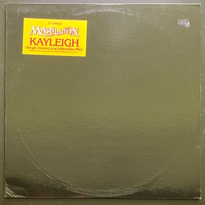 Marillion ‎– Kayleigh (США 1985г.) EP Promo