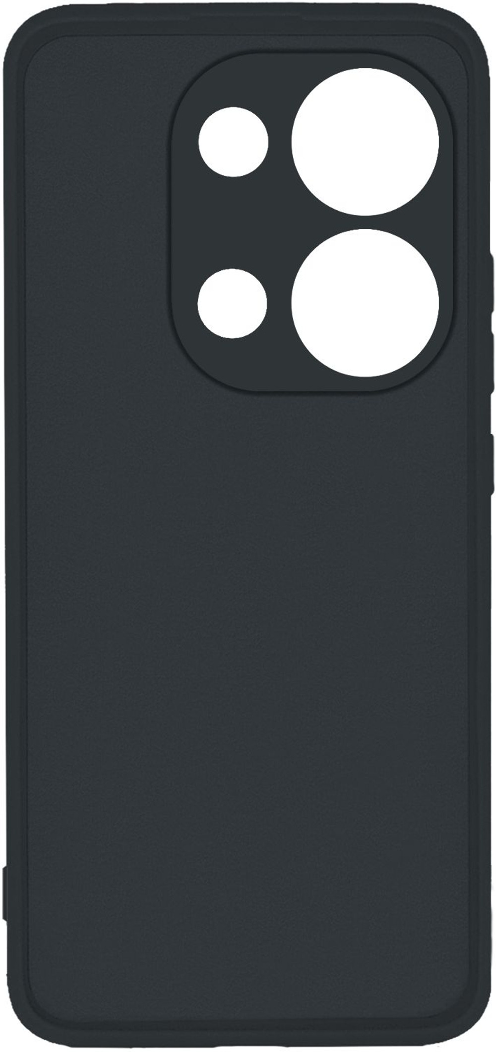 Мягкий Soft Touch чехол из силикона для XIAOMI REDMI NOTE 13 PRO 4G / POCO M6 PRO 4G с бархатной подкладкой
