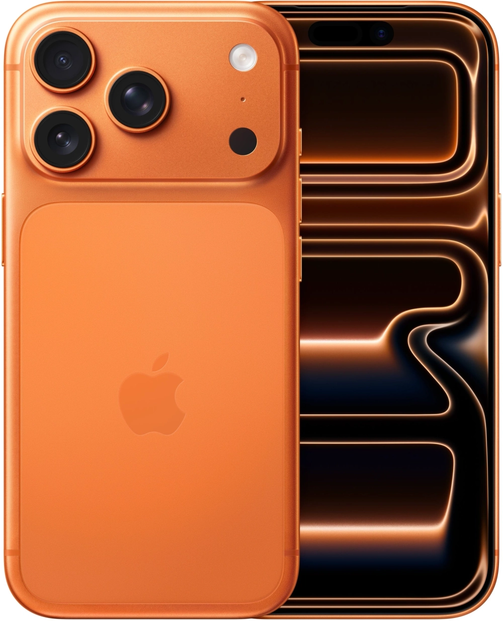 Смартфон Apple A3523 iPhone 17 Pro 512Gb оранжевый моноблок 3G 4G 1Sim 6.3" 1206x2622 iOS 26 48Mpix 802.11 a/b/g/n/ac/ax/be NFC GPS Protect