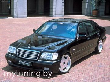 Передний бампер WALD для Mercedes S W140