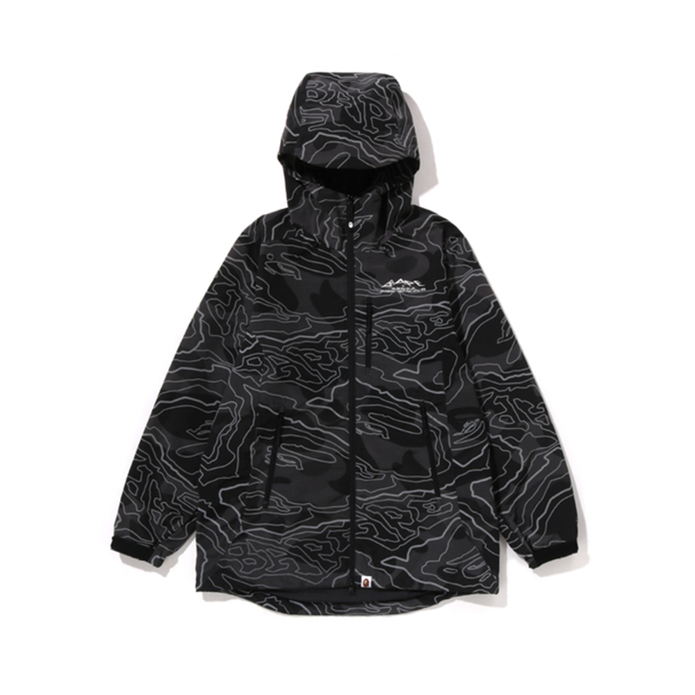 A Bathing Ape Layered Line Camo Shell Куртка