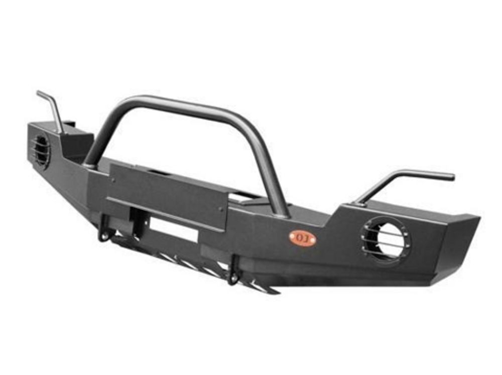Передний силовой бампер Ojeep с площадкой лебёдки на Wrangler JK 02.206.03