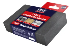Губка шлифовальная TYTAN PROFESSIONAL 100х70х25 мм, P 180 (1/500) 275968