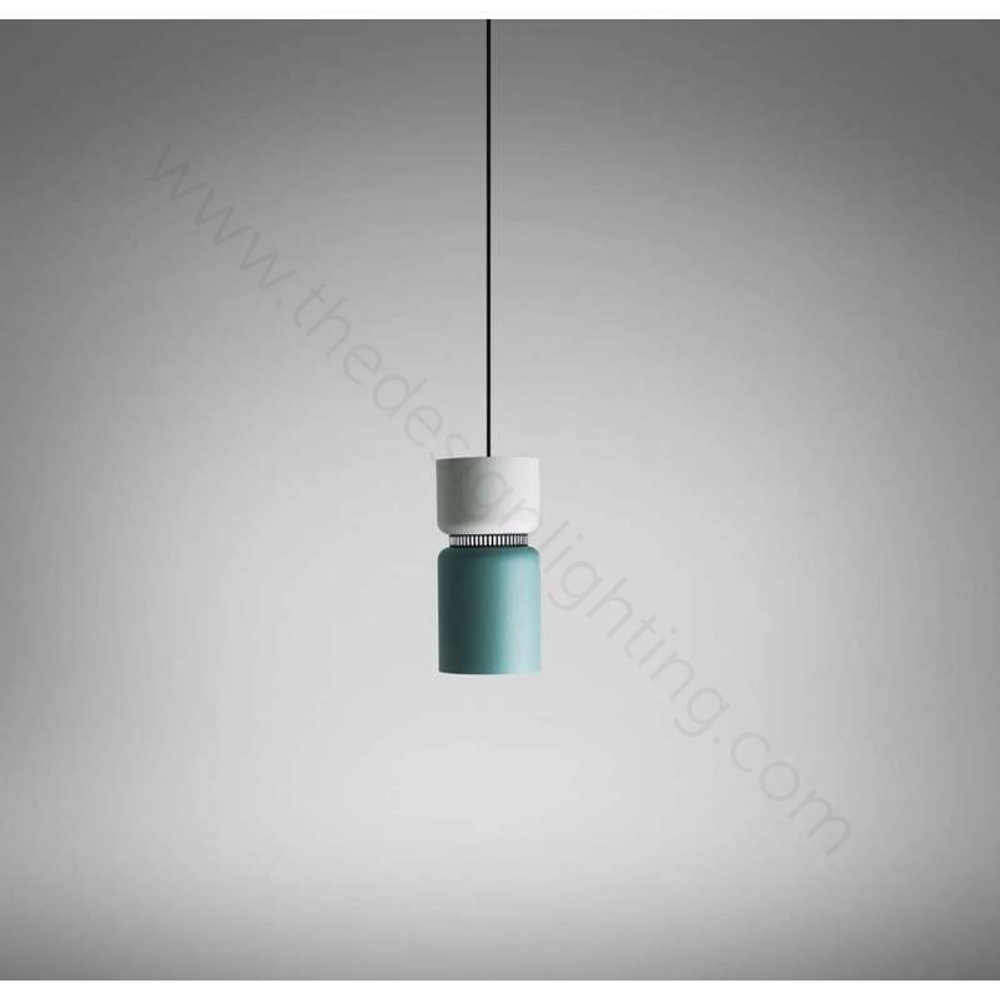 Pendant design lamp  ASPEN S17 by B.Lux (Grey+Orange)