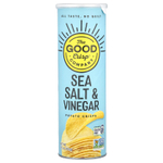 The Good Crisp Company, Картофельные чипсы, морская соль и уксус, 160 г (5,6 унции)