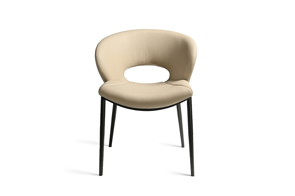 Стул Garda Decor обеденный экокожа кремовый 62*61*82 см