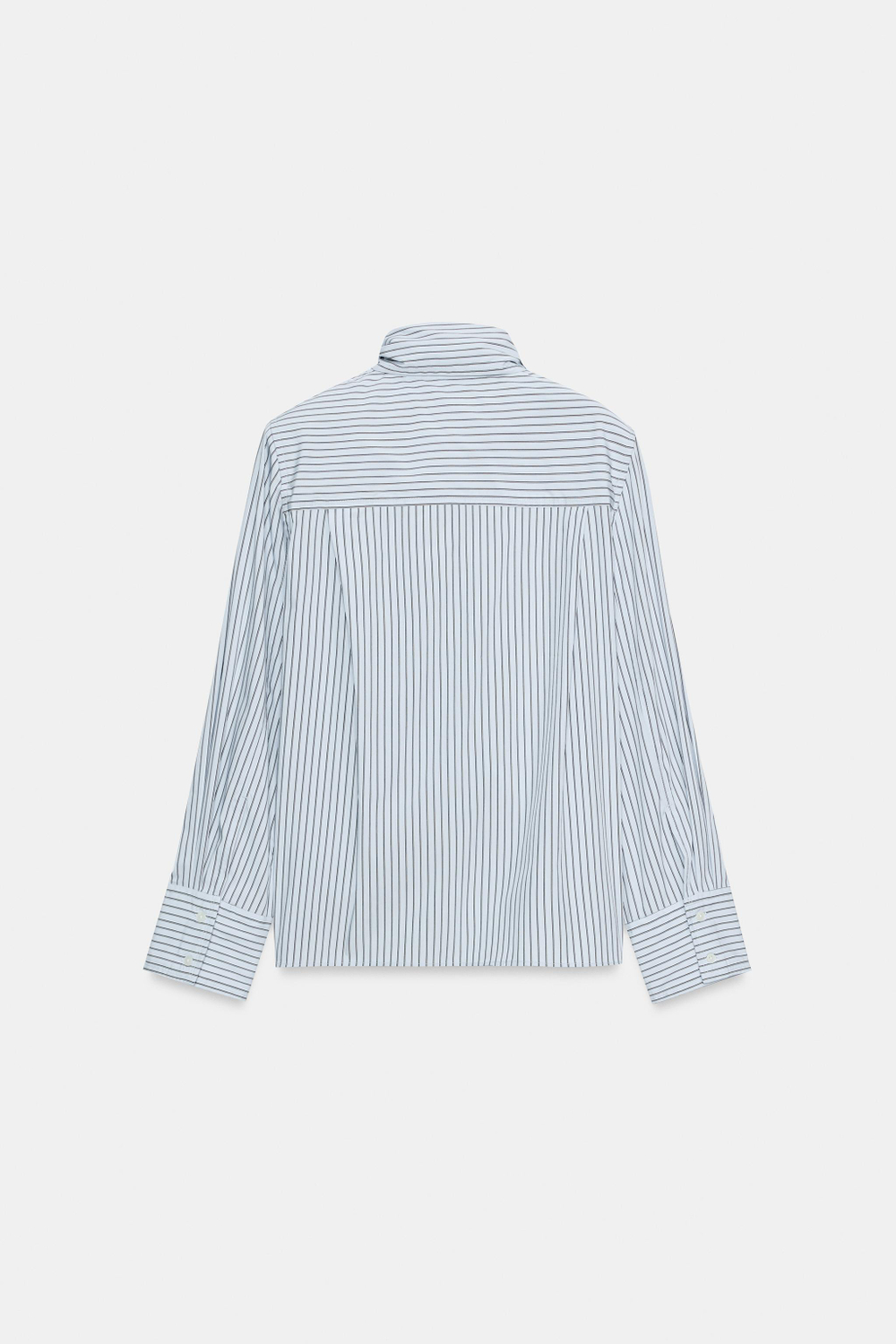 РУБАШКА В ПОЛОСКУ С ПОДПЛЕЧНИКАМИ И ПРЯЖКОЙ — ZARA