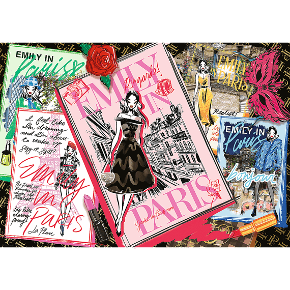 Pazl / Пазлы / Puzzles - "1000" - Emily in Paris: Fashion Magazine  / Emily in Paris
