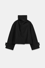КОРОТКИЙ ТРЕНЧ С ВЫСОКИМ ВОРОТНИКОМ — ZW COLLECTION — ZARA
