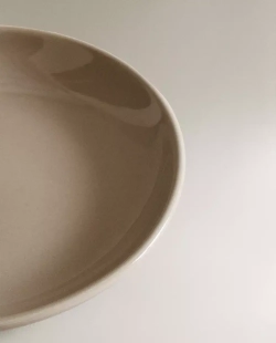 ZARA HOME КЕРАМИЧЕСКАЯ ТАРЕЛКА ДЛЯ ХЛЕБА, СЕРЫЙ