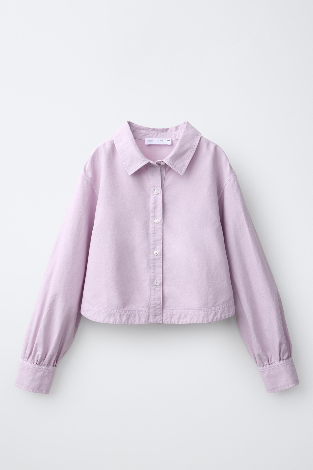 ZARA - FRUIT OF THE LOOM™ РУБАШКА OXFORD, СВЕТЛО-СИРЕНЕВЫЙ