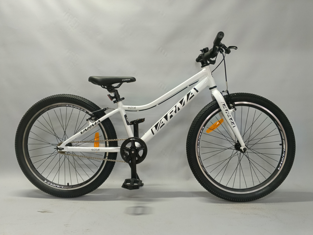 Велосипед 24" VARMA 401A белый р.12", 1ск., ал. 2025