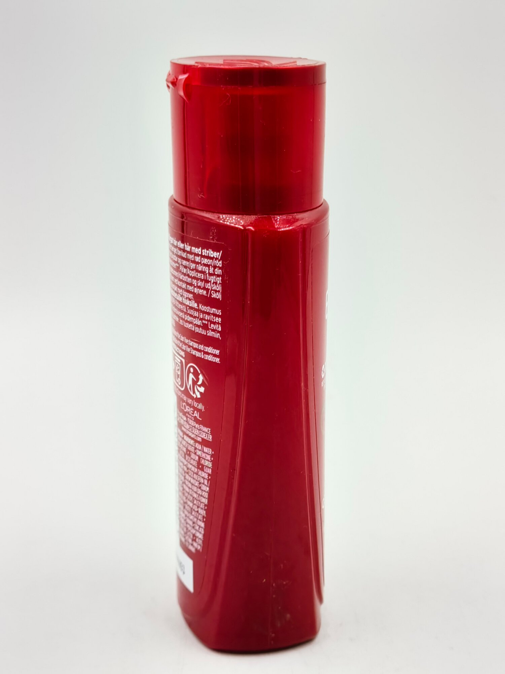 Loreal Paris Шампунь мини формат Elvital Color Vive для окрашенных и мелированных волос с экстрактом красного пиона, УФ-фильтр, 90 мл (Франция)