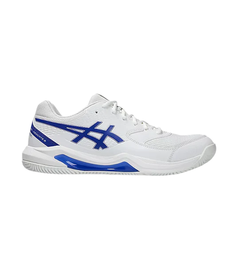 Кроссовки для падел Asics Gel-Dedicate 8 Белые/Тёмно-кобальтовые 2025 | Спортивная обувь