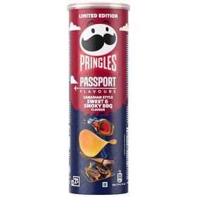 Чипсы Pringles Канада - Сладкий и дымчатый барбекю, 165 г