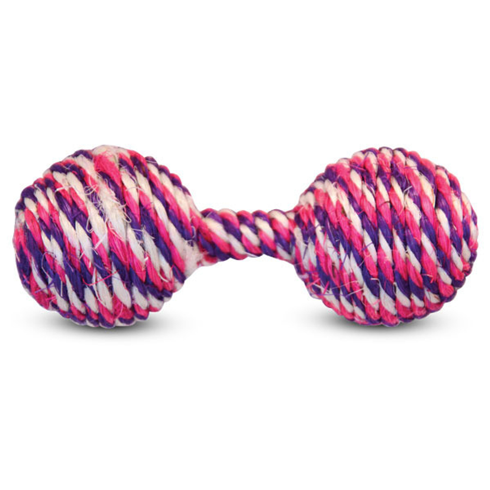 TRIOL «Гантель» Игрушка из сизаля для кошек, 11,5 см