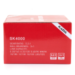 Безынерционная катушка 4000 Kaida SKYLARK (3+1BB, мет. шпуля), Красный