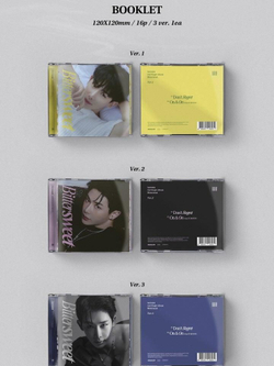 Альбом WONHO - Bittersweet 2nd Single Album Jewel Case 3 Version SET