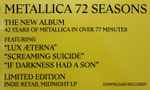 Metallica / 72 Seasons (Coloured Vinyl)(2LP)