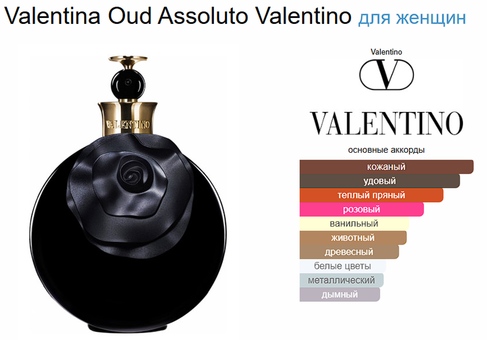 Valentina Oud Assoluto Valentino 80ml (duty free парфюмерия)