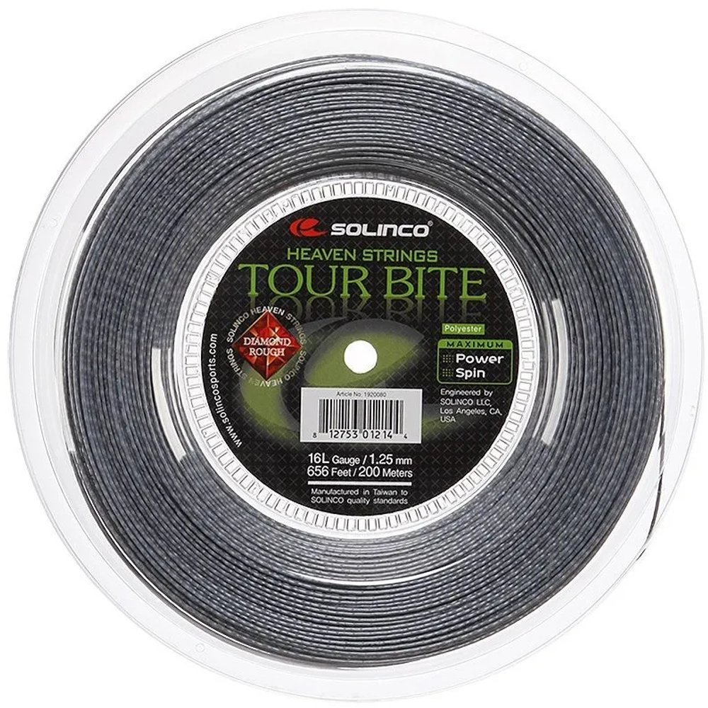 Струны теннисные Solinco Tour Bite Diamond Rough (200 m)
