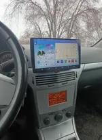 Магнитола для Opel Astra H (перенос БК вниз, серая) - FarCar S500-TS20 монитор 9.5" 2K QLED на Android 14, Быстрейшая, CarPlay, 4G SIM-слот
