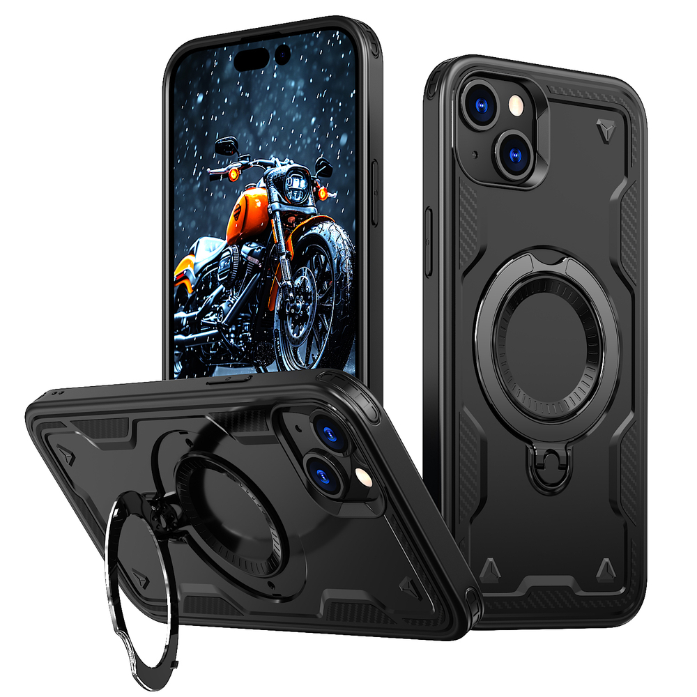 Чехол Magneto Case с кольцом для iPhone 15 Plus