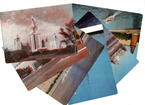 Открытки Фото Москвы 6 шт. 1967-72 гг. XF