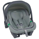 Автолюлька Indigo Minky I-Size с базой группа 0+ (40-87см) светло-серый