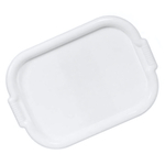 Поднос прямоугольный белый 360*500