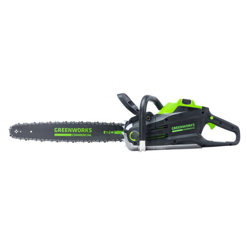 Цепная пила аккумуляторная Greenworks Арт. 2008307UB, 82V, 51 см, бесщеточная, с 1хАКБ 5 Ач и ЗУ