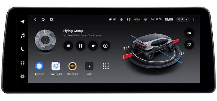 Магнитола для BMW 3-серия E90 2005-2009 ССС - Teyes LUX ONE монитор 12.3" на Android 10, Быстрая, CarPlay, 4G SIM-слот