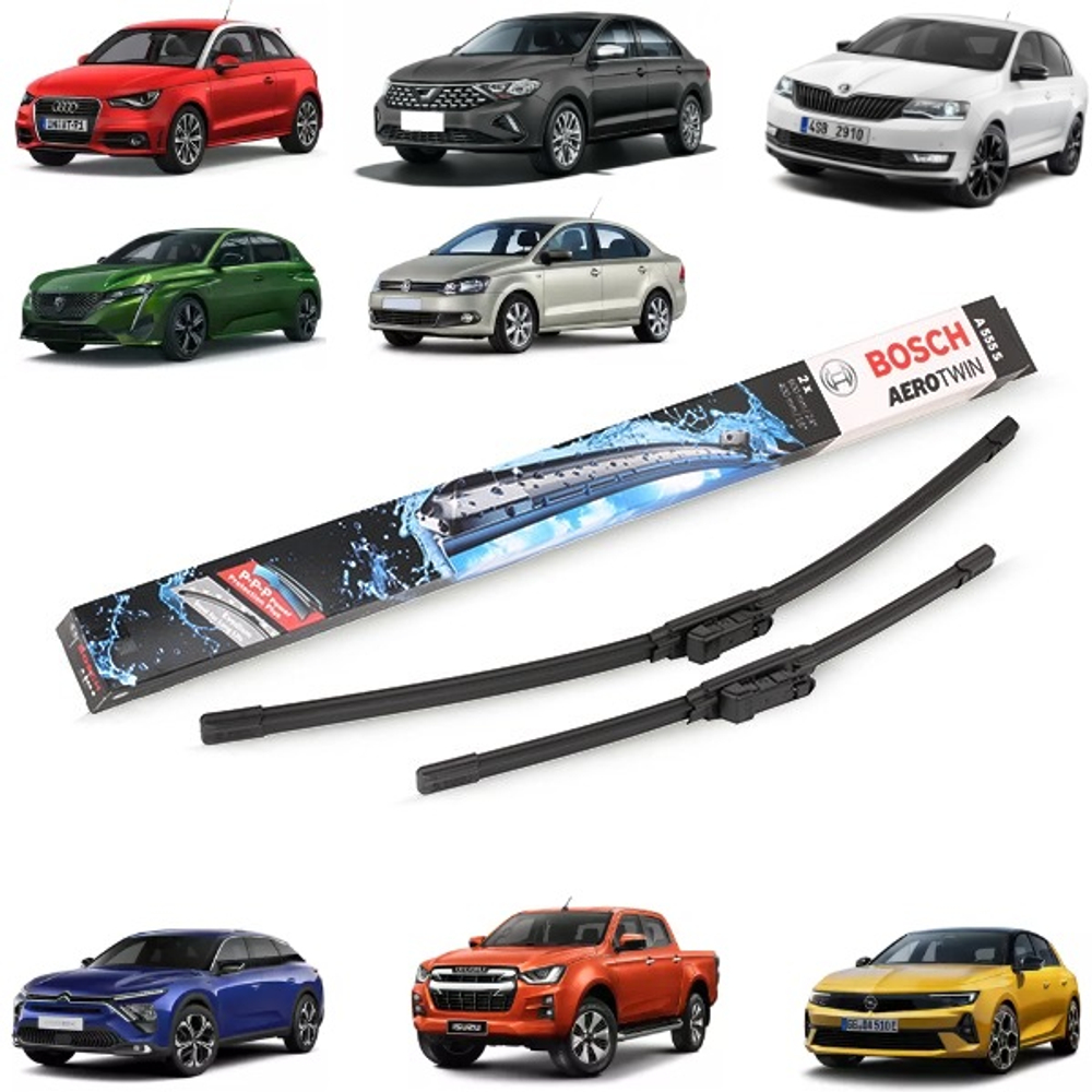 Щетки стеклоочистителя BOSCH для SKODA Rapid / VW Polo V седан / AUDI A1 / VW Jetta VA3