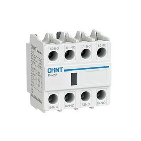 CHINT Приставка доп.контакты 2NO+2NC F4-22 к контактору NC1, NC2, NC8 (R) арт. 439520