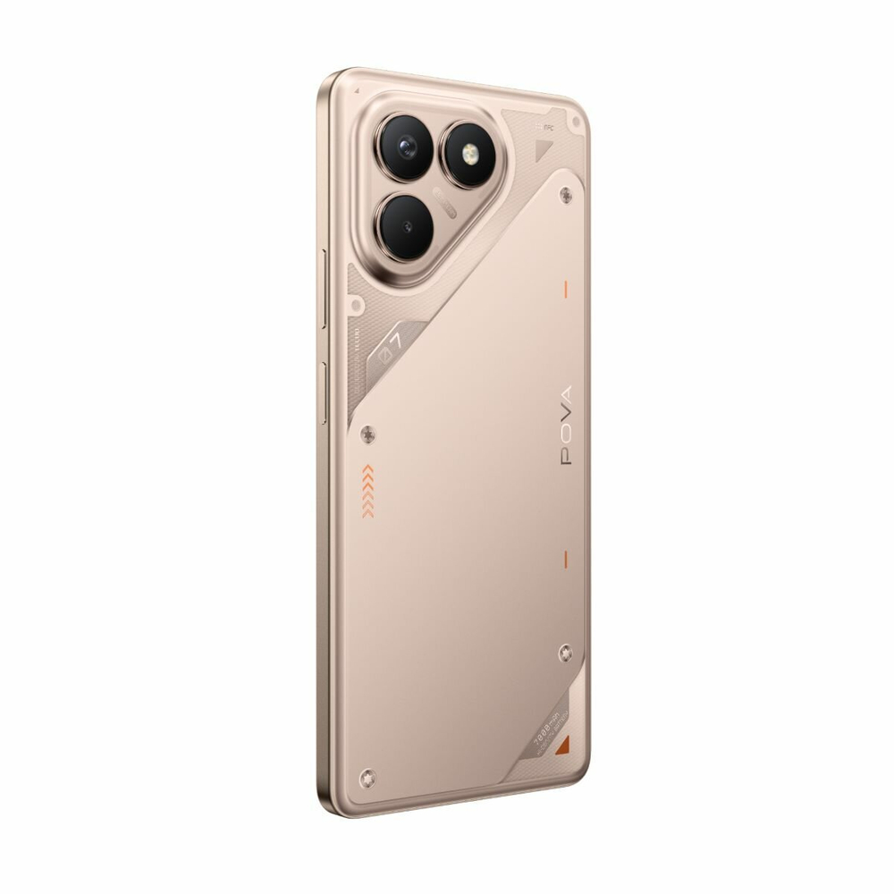 Смартфон TECNO POVA 7 Neo 8/256 ГБ Ростест(ЕАС), Dual nano SIM, Hyper Titanium