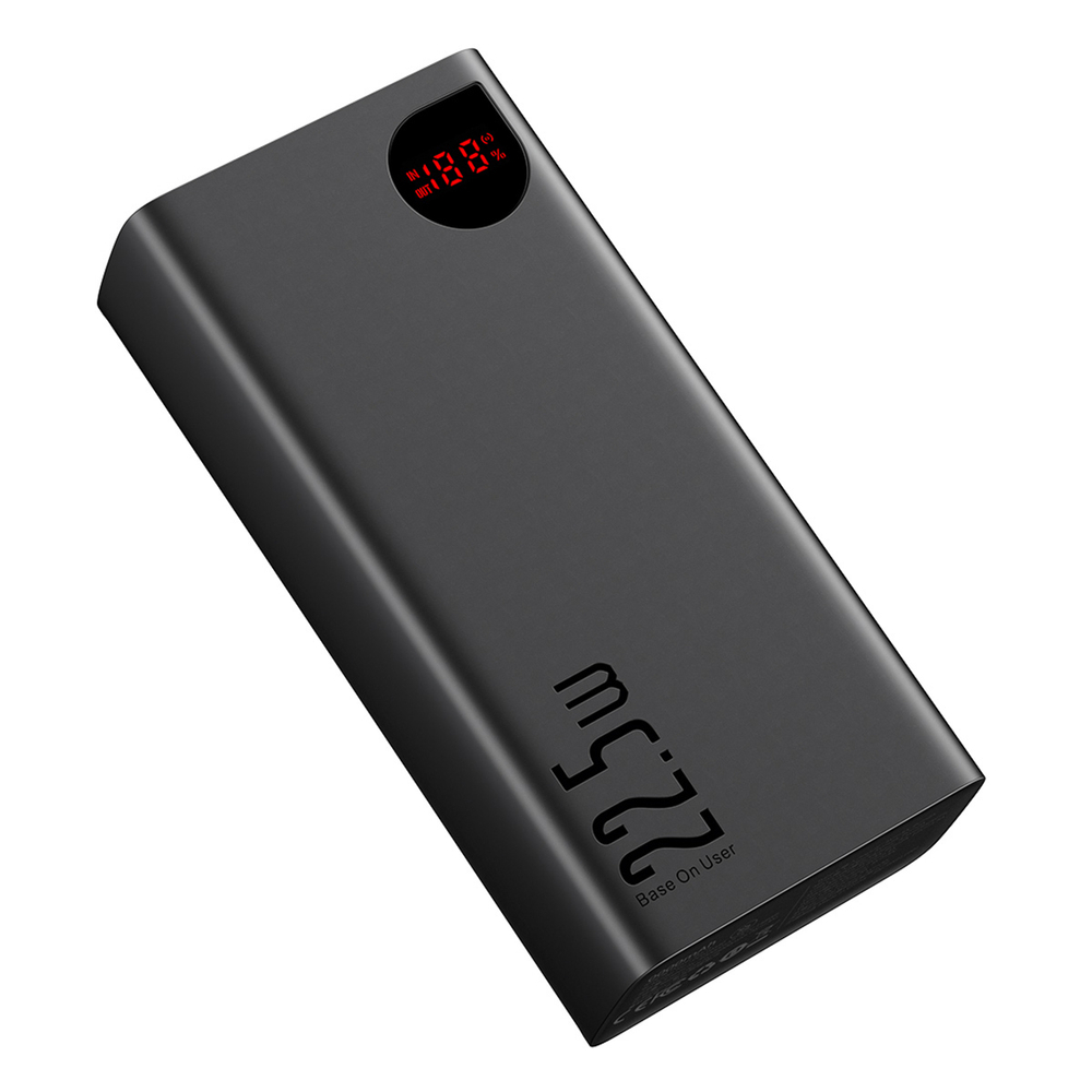 Внешний аккумулятор Baseus Adaman Digital Display Fast Charge Power Bank C+3U 40000mAh 22.5W