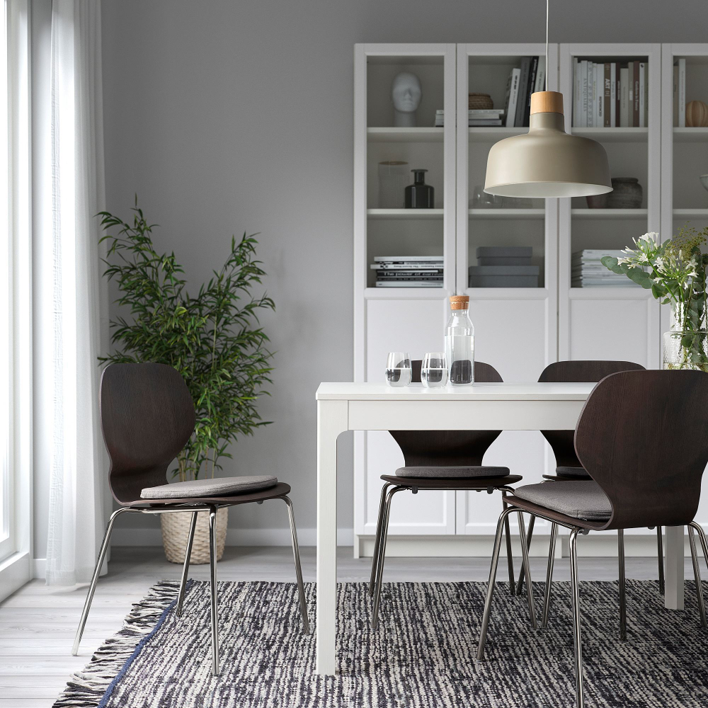 Подушка на стул IKEA ALVGRASMAL (АЛВГРАСМАЛ), Серый, 33x33 см