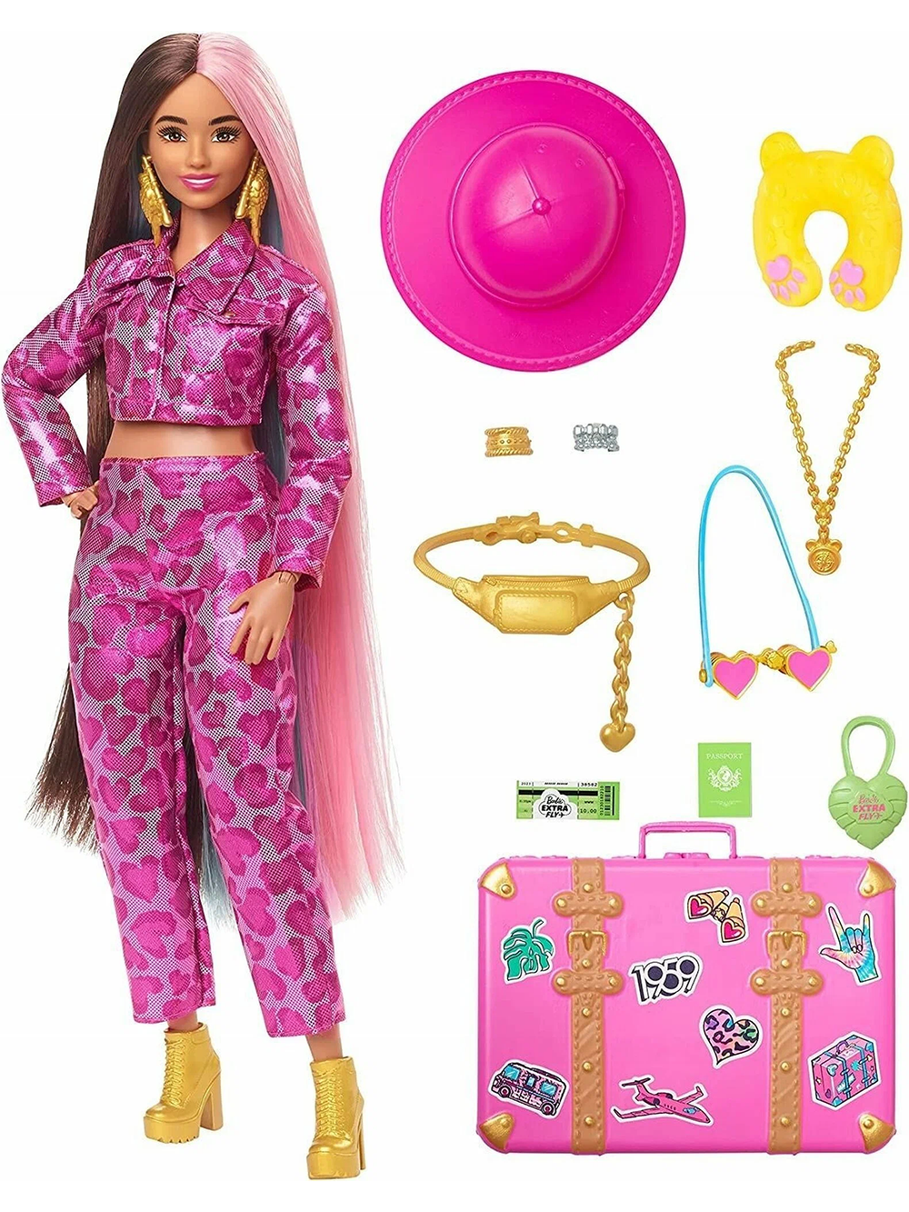 Кукла Барби быстрый полет Сафари | Barbie Extra Fly Safari HPT48 | модная кукла Mattel | 3+