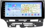 Магнитола для Mitsubishi Lancer X 2007-2016 (рамка 9) - FarCar S500+TS10 монитор 12.3" 2K QLED на Android 14, Быстрая, CarPlay, 4G SIM-слот