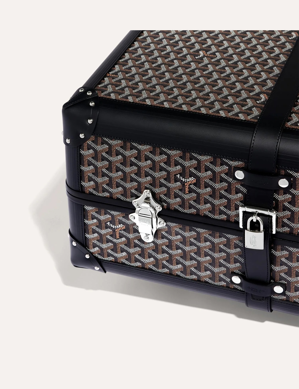 Чемодан Goyard Bourget PM Trolley Case "Black"
