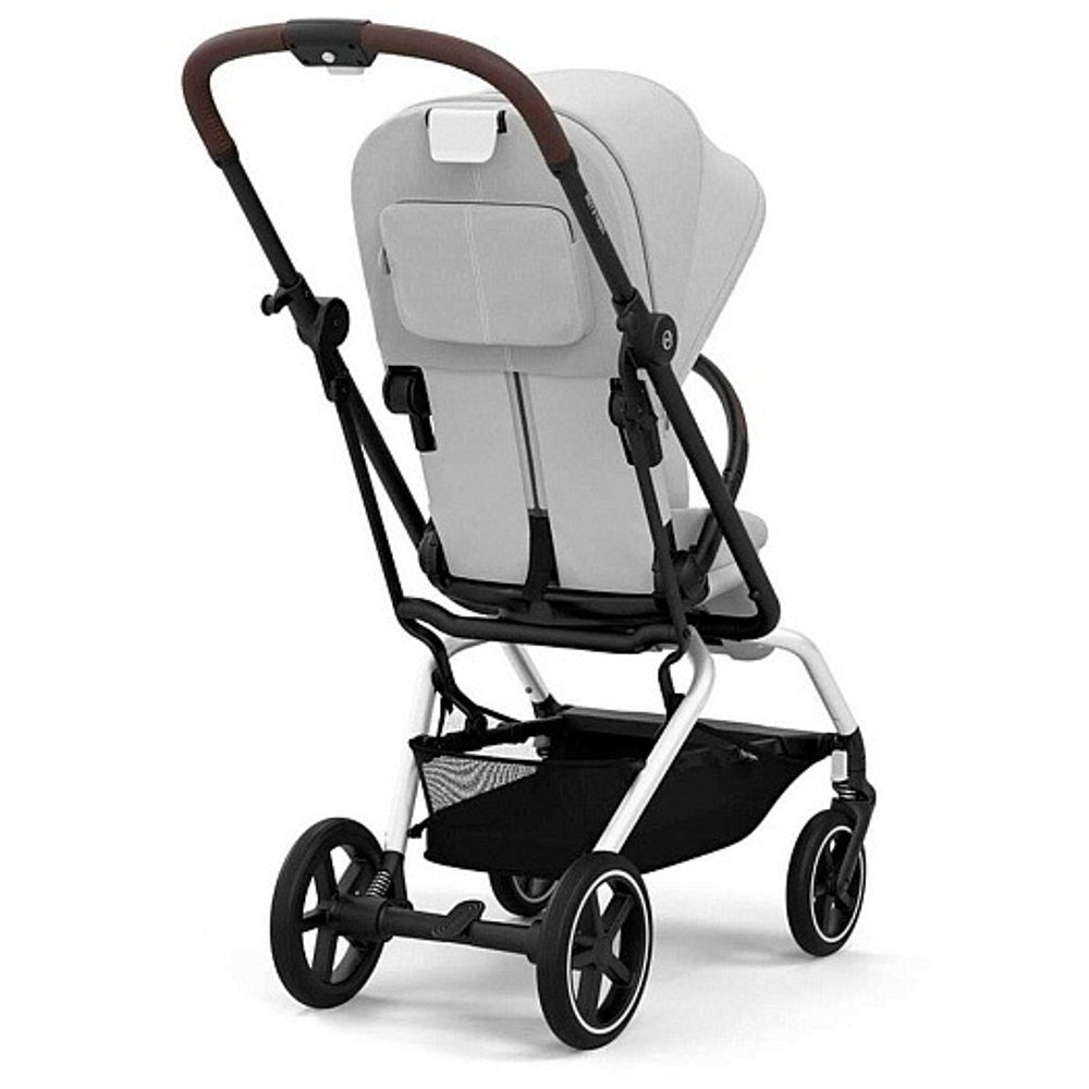 Коляска прогулочная Cybex Eezy S Twist+ 2 SLV (с дождевиком и бампером), Fog Grey