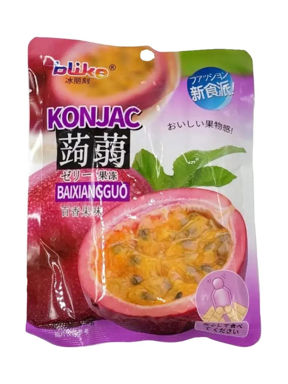Желе с конжаком Конняку со вкусом Маракуйи 100 г * 5 шт