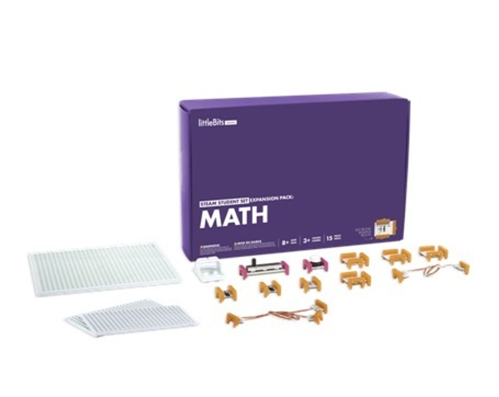 Ресурсный комплект модульной электроники Математика littleBits Ресурсный комплект модульной электроники Математика littleBits