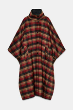 Пальто из шерсти с карельным узором ZW COLLECTION LIMITED EDITION - ZARA
