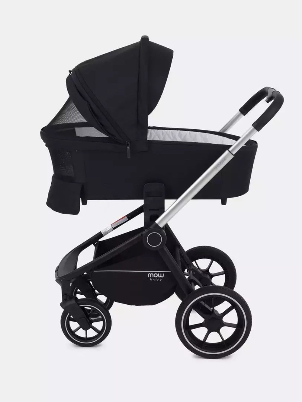 Коляска детская MOWBaby "ZOOM"PU (3в1) RA087 Silver Beige