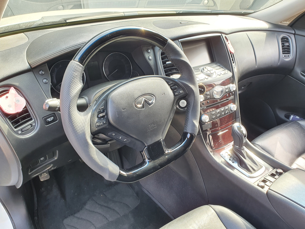 Руль ver.2 Infiniti QX50 EX35 EX37 EX25 G35 G37 чёрный