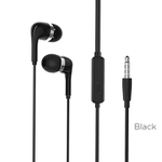 Гарнитура Borofone M39, вакуумные, разъем Jack, кабель 1.2 м Black